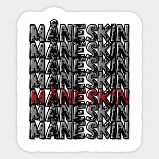 Måneskin x 7 Sticker